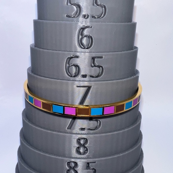 Four Kate Spade Message Bangle Set - Picture 4 of 12